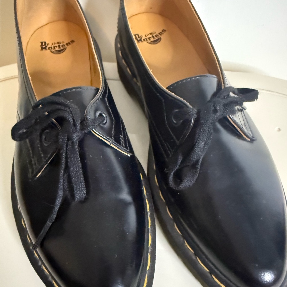 Dr. Martens Black Leather Oxfords